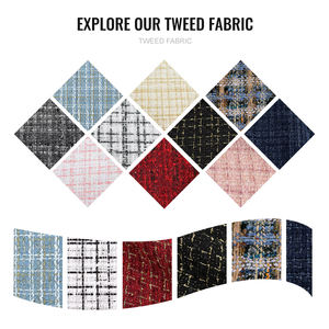 Tessuto in Tweed di Lana Elasticizzato di Tendenza per Tappezzeria e Abbigliamento con 10 Anni di Esperienza - Product Image 5