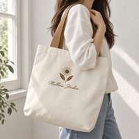 Sacs fourre-tout en coton 100 % naturel recyclé, très demandés, écologiques, avec poignées en tissu, sacs de courses en toile vierges avec logo personnalisé imprimé