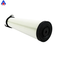 Cartouche de filtre à air en polyester plissé sur mesure, filtre à poussière industriel haute efficacité, cartouche de filtre à poussière en polyester
