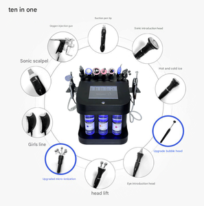 Professional 10-in-1 Multifunctional Touchscreen Oxygen Facial Machine Multi Handles Electric Facial Cleansing Device Oxygen Jet - Product Image 3