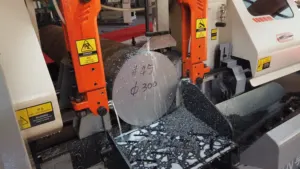 LoginFly Newest High Efficiency CNC Automatic Steel Bar Cutting Band Saw Machine Metal Saw Machine