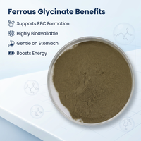 Poudre de bisglycinate ferreux de qualité alimentaire FUQANG 99% CAS 20150-34-9, supplément de fer pour la santé quotidienne