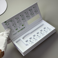 Maßgefertigte Pharmazeutische Magnetische Geschenkbox mit Schaumstoffauskleidung für Peptid-Fläschchen Zweiteilige Struktur 3ml Mini-Größe Individuelle Größe Verfügbar