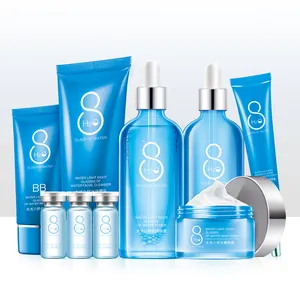 Set di cura della pelle diretta in fabbrica otto tazze di acqua nove pezzi idratanti esclusivi per la cura del viso confezione regalo per tutti