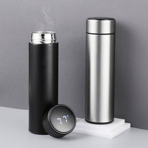 Thermos intelligent numérique 500 ml en acier inoxydable avec affichage LED de la température, bouteille d'eau avec infuseur à thé - Product Image 2