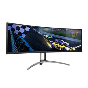 Écran <span class=keywords><strong>incurvé</strong></span> <span class=keywords><strong>AOC</strong></span> AG493UCX2 MONITEUR DE JEU AMD FreeSync Premium Courbure 1800R 165Hz VA 1ms Ultra-large Haut-parleurs stéréo 5Wx2 - Product Image 1