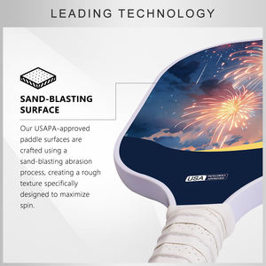 Custom Carbon Fiber Pickleball Paddle Set USAPA Approved Lightweight Design Portable Carrying <b>Strap</b> <b>Bag</b> Includes Two Balls <b>for</b> - Product Image 2