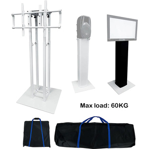 Ls025w yinyu đen/trắng 60kg tải lắp ráp nhanh có thể điều chỉnh loa <span class=keywords><strong>Totem</strong></span> đứng cho sự kiện cho thuê sân khấu hiển thị - Product Image 1