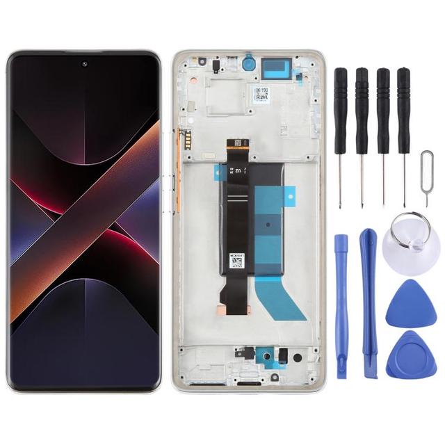 Hot Selling 6.67 Inch for Xiaomi Poco X7 5G AMOLED Original LCD Screen Touch Display Repair Digitizer Full Assembly with Frame