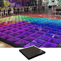 Panneau de scène LED portable de haute qualité à épissure magnétique pour piste de danse 3D, idéal pour mariages, fêtes, bars et événements