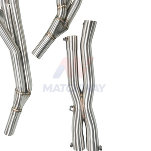 Collecteur d'échappement en Y MATCHWAY haute performance SS201/304, soudé 100% TIG, épaisseur 1,5 mm, finition polie pour <span class=keywords><strong>BMW</strong></span> <span class=keywords><strong>E30</strong></span> 84-91 - Product Image 5