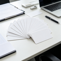 Custom PVC NFC RFID Card with Optional Chip for Access Control Campus Membership Event and School Payment Applications