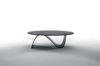 Table basse design villa light en plastique renforcé de fibre de verre de luxe dessus de table en marbre table d'appoint de salon personnalisée