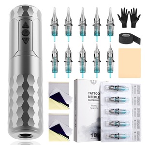 Kit <span class=keywords><strong>de</strong></span> Máquina <span class=keywords><strong>de</strong></span> Tatuar Inalámbrica <span class=keywords><strong>de</strong></span> Acero, Set <span class=keywords><strong>Completo</strong></span> con Batería, Pluma <span class=keywords><strong>de</strong></span> Tatuar Inalámbrica, Sistema Todo en Uno, Set <span class=keywords><strong>de</strong></span> <span class=keywords><strong>Tatuaje</strong></span> Transfronterizo - Product Image 1