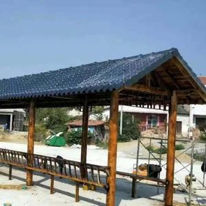 Tuiles de <span class=keywords><strong>toiture</strong></span> en acier ondulé revêtues de pierre en résine synthétique traditionnelle, durables, imperméables, ignifuges, <span class=keywords><strong>isolation</strong></span>, garantie 5 ans - Product Image 6