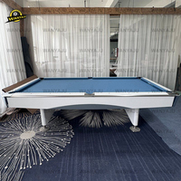 Kommerzieller Club Billard Tisch Günstig Schieferplatte Brunswick American Style 9 Fuß