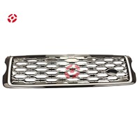 Oe LR077427 LR083321 Système de carrosserie automobile en vente à chaud Pare-chocs avant Argent Grilles de voiture Grille inférieure Filet central avant pour Land Rover