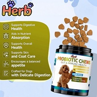 Probiotiques sous forme de friandises molles à marque privée OEM/ODM, huile de poisson, soutien immunitaire pour chiens, santé des articulations, vitamines et minéraux pour grandes races, livraison rapide