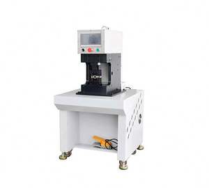 Máquina prensadora de terminales servohidráulica 50T Máquina prensadora y Pelacables semiautomática - Product Image 1