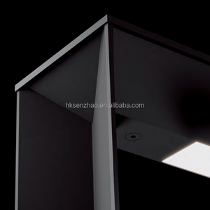 Lampadaire LED carré creux étanche IP65 Senzhao, en aluminium moderne, pour jardin, villa, cour, allée, décoration extérieure - Product Image 2