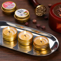 Petite bougie d'aromathérapie timbre en laiton massif timbre en relief cire perle métal tête timbre Festival cadeau fabricant en gros