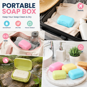 Boîte à Savon Carrée Portable en PP, Étui de Voyage Scellé pour Savon, Idéal pour la <span class=keywords><strong>Douche</strong></span> et la Salle de Bain à Domicile - Product Image 3