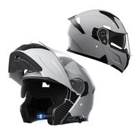 Casque AD modulaire ABS unisexe avec double visière à la mode Blue Tooth Head Guard New Condition Fabriqué pour les motocyclistes
