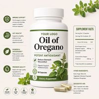 Extrait d'origan haute puissance 4000 mg et huile de nigelle 2000 mg en gélules – Puissant antioxydant et stimulant immunitaire