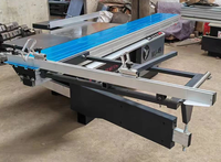 Scie à panneaux professionnelle MJ6128 pour le travail du bois, le contreplaqué et le mélaminé, avec table coulissante de précision