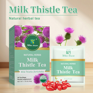 Fabricant Winstown Marque privée Herbes naturelles Thé chardon-Marie <span class=keywords><strong>Artichaut</strong></span> Supplément à base de plantes Silybum Marianum Thé <span class=keywords><strong>d</strong></span>étox pour le foie - Product Image 2