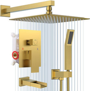 Nuovo Design UPC <span class=keywords><strong>doccia</strong></span> a scomparsa bagno oro set rubinetto <span class=keywords><strong>doccia</strong></span> con <span class=keywords><strong>vasca</strong></span> da bagno rubinetto e <span class=keywords><strong>doccia</strong></span> a mano - Product Image 1