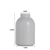 Botol Pompa Dispenser Sabun Busa Plastik 12oz 350 ml Botol Sabun Cair Bentuk Oval Kosong