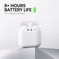 5.4 ANC TWS Earbuds AAC Low Latency Headset In-Ear Tahan Air Kontrol Suara untuk Panggilan