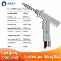 Pistolet de soudage laser à fibre portatif Chaoqiang Weiye SUP28T, tête de soudage laser refroidie par eau pour machine de soudage laser 1500-3000W