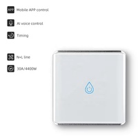 Disjoncteur intelligent pour climatiseur Smart Life, interrupteur WiFi pour maison intelligente, 30A 4400W, ABS/PC, minuterie, contrôle Alexa
