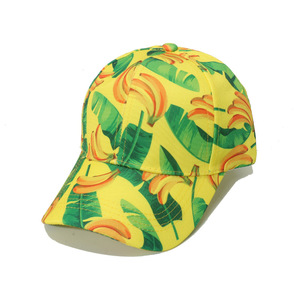 Fabricante de <span class=keywords><strong>Gorras</strong></span> Personalizadas, Gorra de Béisbol de 6 Paneles con Visera Rígida de Poliéster, Protección Solar con Diseño de Hoja de Plátano, Gorra de Viaje para la Playa - Product Image 3