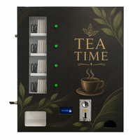 Máquina Expendedora Mini de Pared OEM con 4 Selecciones, Pago con Tarjeta de Crédito, Verificación de Edad, para Snacks, Té, Café, Condones, Toallas Sanitarias, SDK