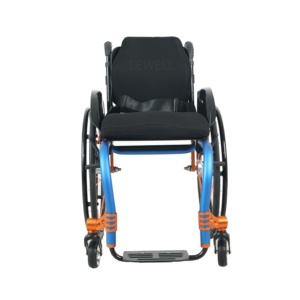 Nueva silla de ruedas deportiva plegable de moda, cómoda silla ultraligera de aleación de aluminio para adultos, rueda trasera de liberación rápida de 24 pulgadas - Product Image 2