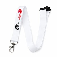 Lanière personnalisée avec logo, sublimation, impression couleur intégrale par transfert thermique, sangle de cou pour événements promotionnels et salons professionnels