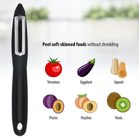 Hyri Groothandel Hand Aardappel Dunschiller Goedkope Scherpe Plastic Groente Dunschiller Roestvrij Mes Keukengereedschap