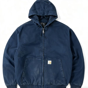 Vêtements <span class=keywords><strong>de</strong></span> <span class=keywords><strong>travail</strong></span> pour hommes, style décontracté d'hiver, en toile épaisse, col rabattable Detroit, fermeture éclair interstellaire, coupe-vent, avec logo sur le devant - Product Image 4