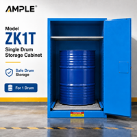 Armoire de stockage pour produits acides et alcalins faibles, capacité 227L (60 gallons), armoire de sécurité en acier, fournisseur OEM B2B pour projets de vente en gros