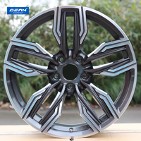 Pour BMW-X5 DEAN Jantes forgées DP192 17/18/19/20" Gris canon usiné en alliage d'aluminium 6061 à cinq branches, légères, personnalisées, neuves, type OEM