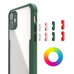 For <span class=keywords><strong>Iphone</strong></span> <span class=keywords><strong>11</strong></span> Pro Max Phone Case Tpu 2 In 1 Bumper Custom Square Acrylic Phone Case - Product Image 2