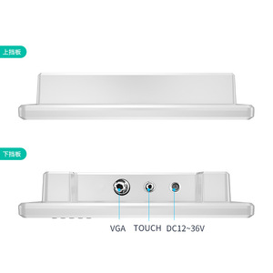 Moniteur tactile industriel 43 pouces, résolution 1440x900, VGA tactile, DC12-36V, usage commercial - Product Image 1