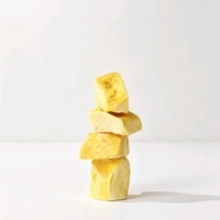 Heetverkopende gevriesdroogde mango blokjes snack, knapperig, vacuüm verpakt, bulk