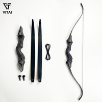 Ensemble complet d'arc recurve et flèches pour adulte, équipement de tir à l'arc, flèches en carbone, accessoires de carquois, pour la pratique du tir en extérieur