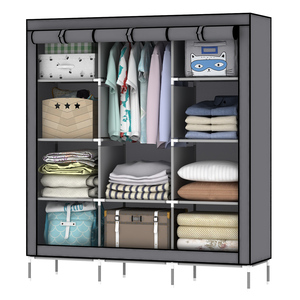 <span class=keywords><strong>Armadio</strong></span> i vestiti <span class=keywords><strong>Armadio</strong></span> Portatile Mensola Dell'organizzatore di Immagazzinaggio <span class=keywords><strong>Armadio</strong></span> con Appeso Cremagliera - Product Image 1