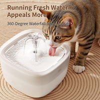 Distributeur d'eau portable intelligent et écologique pour chiens et chats, fontaine à eau automatique solide pour l'extérieur