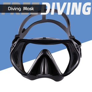 Diving Mask Framed Two <b>Windows</b> 4.0mm Tempered Glass PVC Adult Universal Snorkeling Water Sports Anti Fog Waterproof Adjustable - Product Image 5